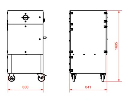 Mobiler Industrie Entstauber 