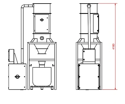 Extraction system ASPUR centravac