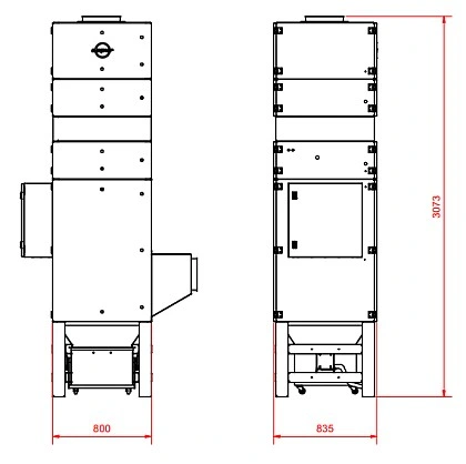 Stationary Deduster ASPUR aero4eco