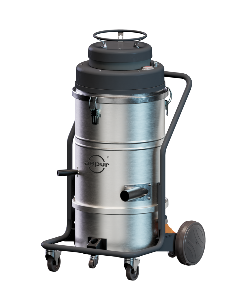 Industriestaubsauger von aspur air solutions überzeugen mit einer hohen Saugkraft und geringer Lautstärke.