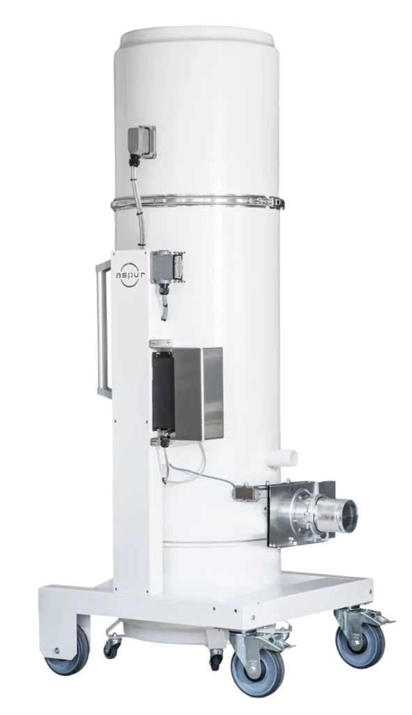 Bei aspur air solutions bieten wir Ihnen auch mobile Absauganlagen für anspruchsvolle Einsätze an.