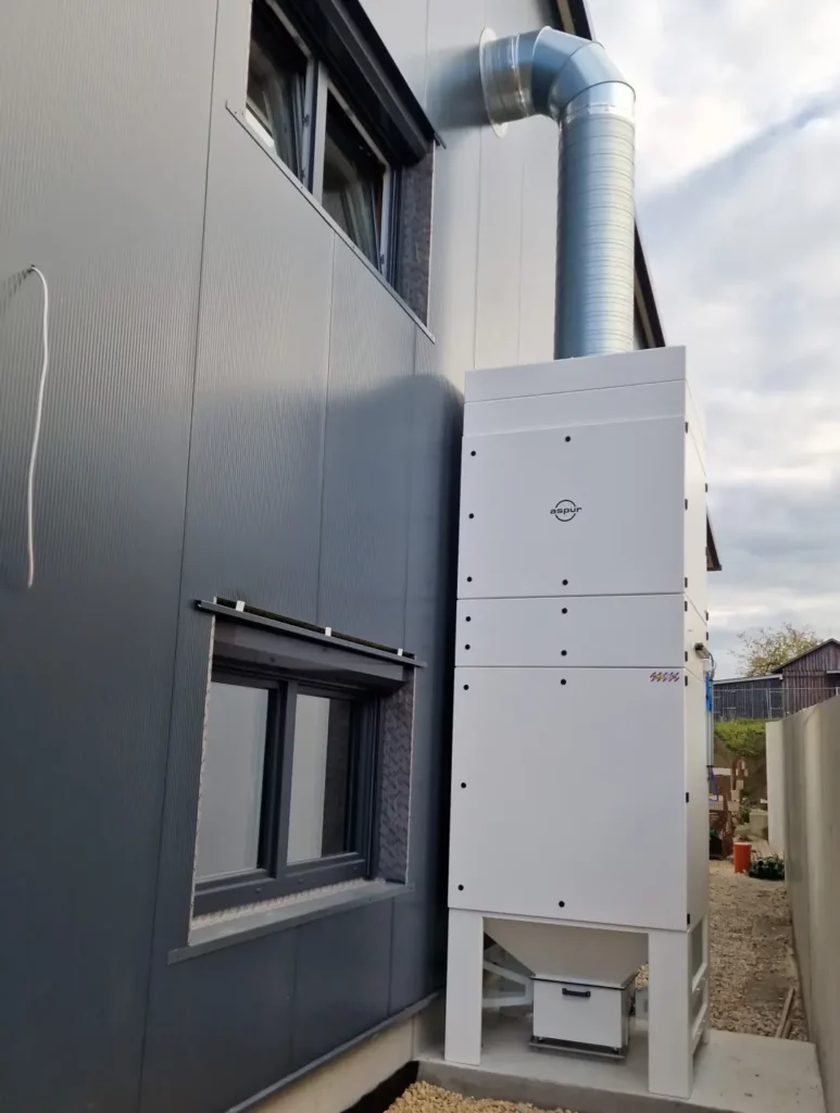 Dank modularer Bauweise lassen sich die Entstauber von aspur air solutions individuell anpassen und jederzeit erweitern.